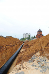 ПОЛИПЛАСТИК Юг участвует в строительстве автодороги в Дзержинском районе Волгограда   