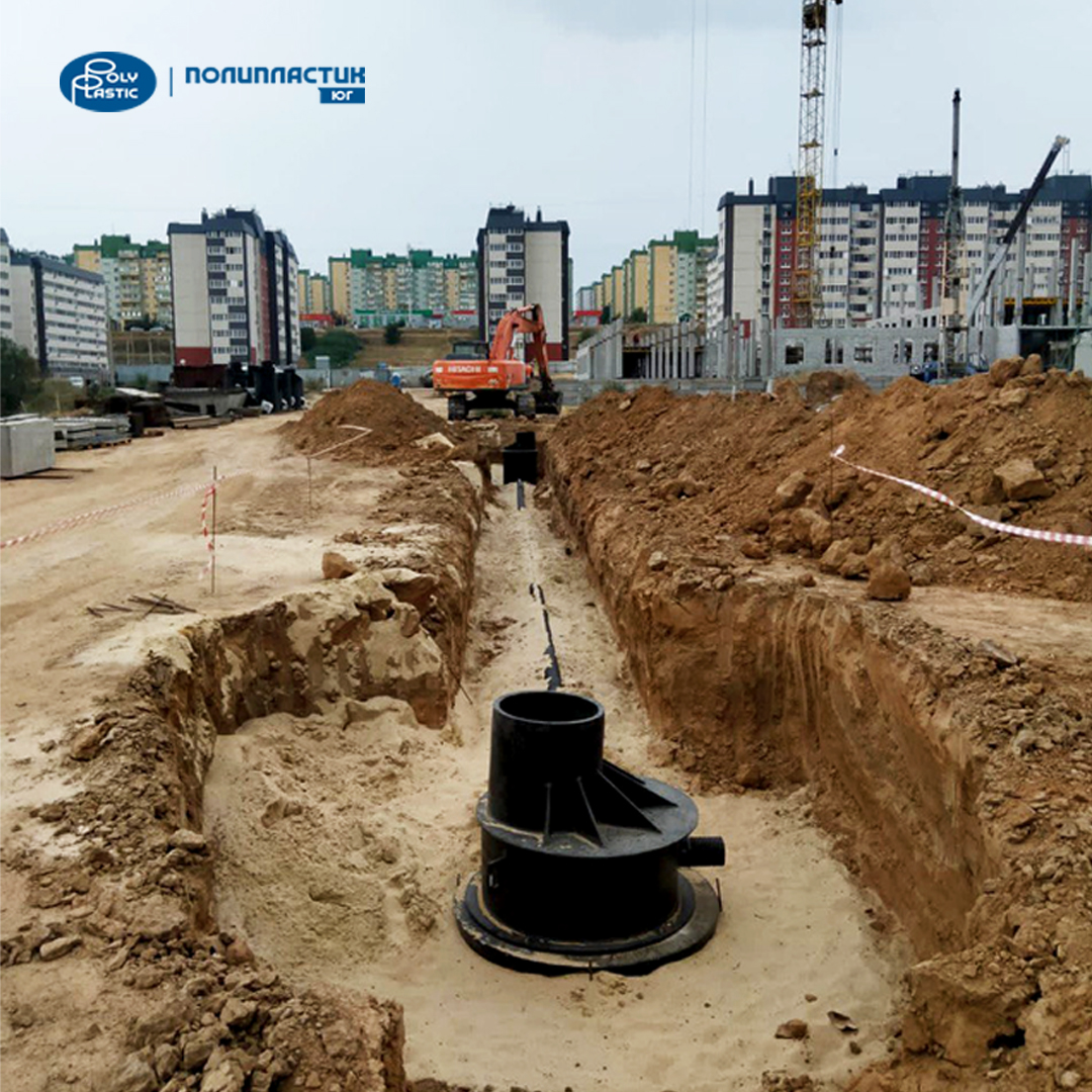 ПОЛИПЛАСТИК Юг участвует в строительстве инженерных сетей для новой школы в Волгограде 