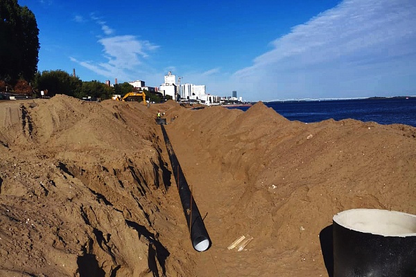 Реконструкция берегоукрепительных сооружений правого берега Волгоградского водохранилища в г. Саратов
