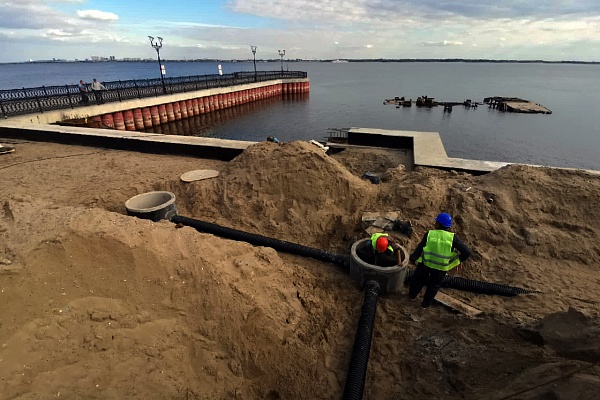 Реконструкция берегоукрепительных сооружений правого берега Волгоградского водохранилища в г. Саратов